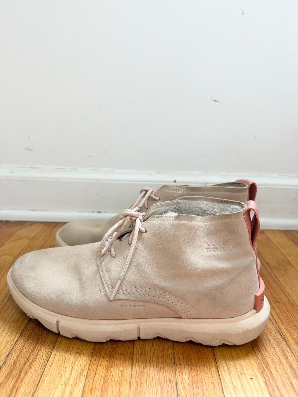 Sorel Explorer II Drift WP Waterproof Suede Faux Fur Lined Chukka Boots 9.5